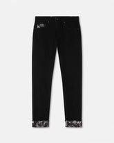VERSACE JEANS COUTURE Outline Barocco Narrow-Fit Jeans at Gravity NYC